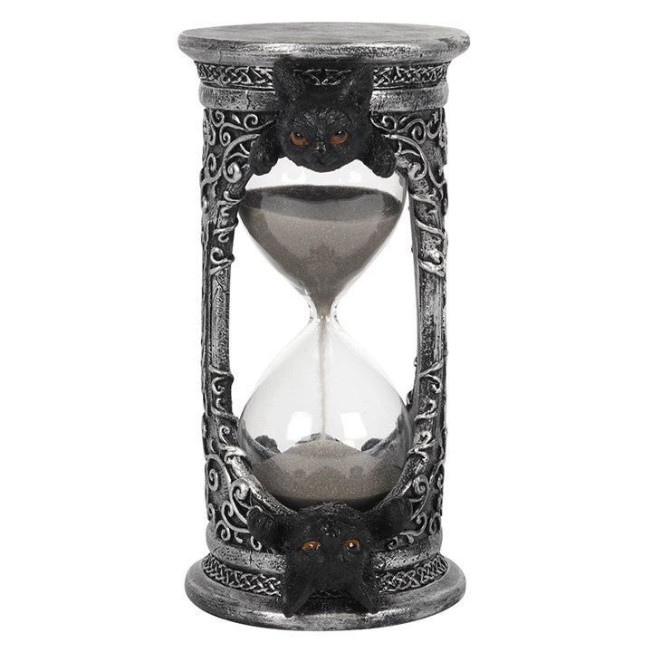 17cm Black Cat Hourglass Timer 🇬🇧