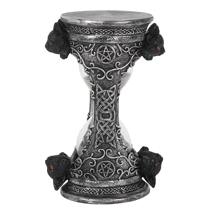 17cm Black Cat Hourglass Timer 🇬🇧