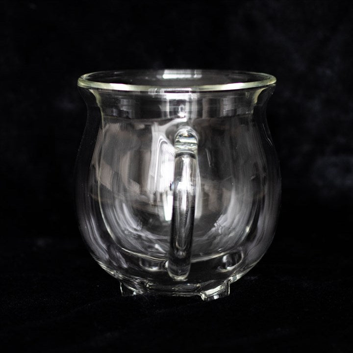 Clear Double Walled Glass Cauldron Mug 🇬🇧