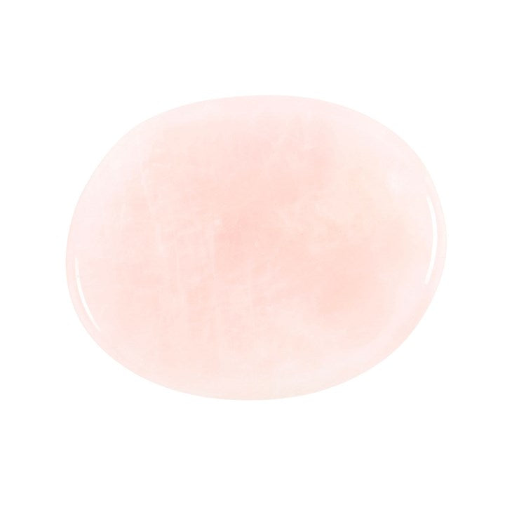You Are Loved Rose Quartz Crystal Palm Stone 🇬🇧