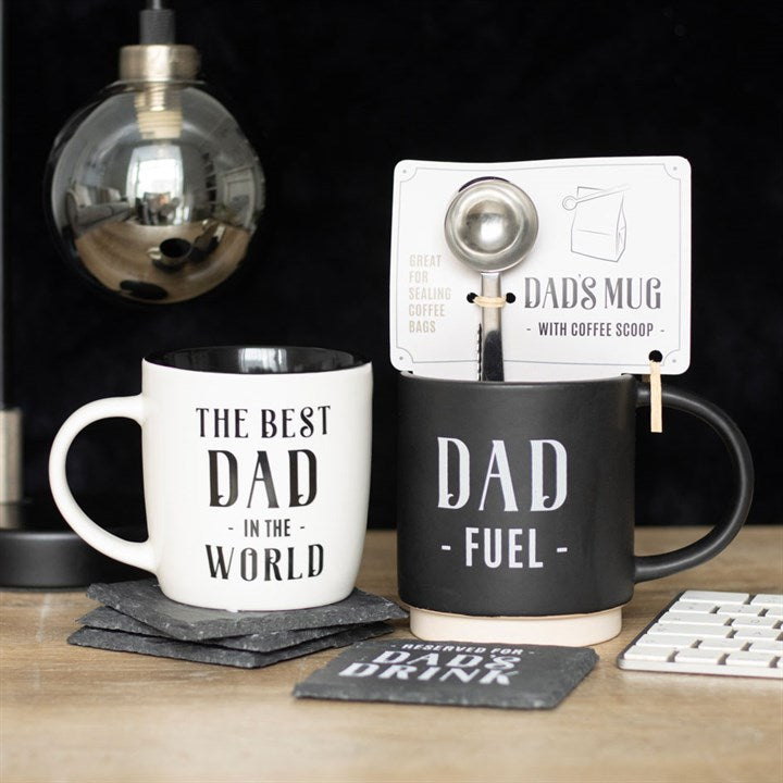 Dad Fuel Mug and Coffee Scoop Clip 🇬🇧