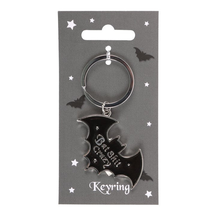 Bat Shit Crazy Keyring 🇬🇧