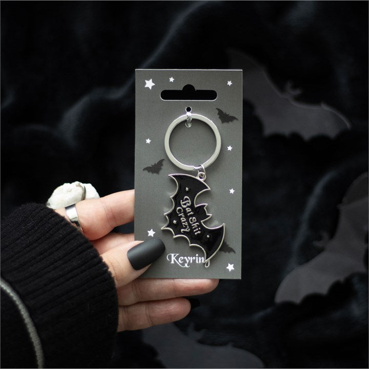 Bat Shit Crazy Keyring 🇬🇧