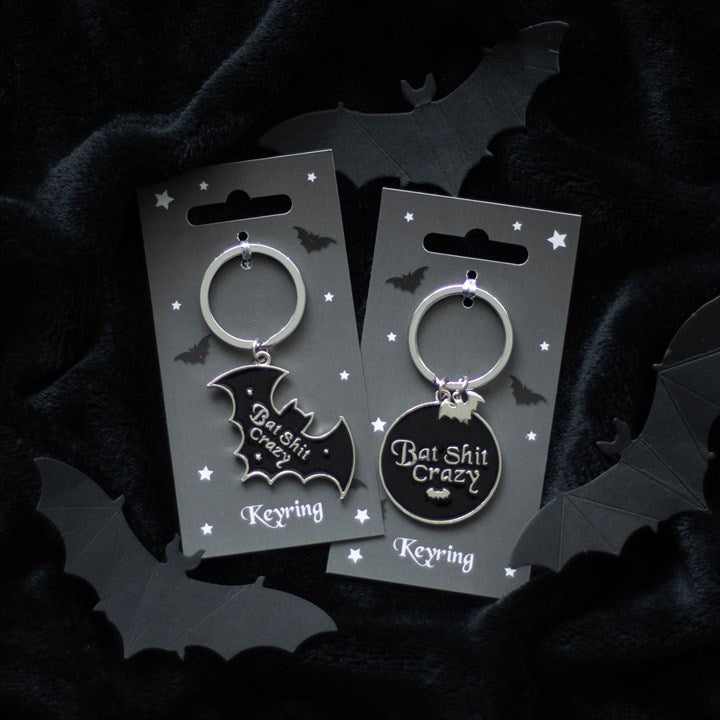 Bat Shit Crazy Keyring 🇬🇧