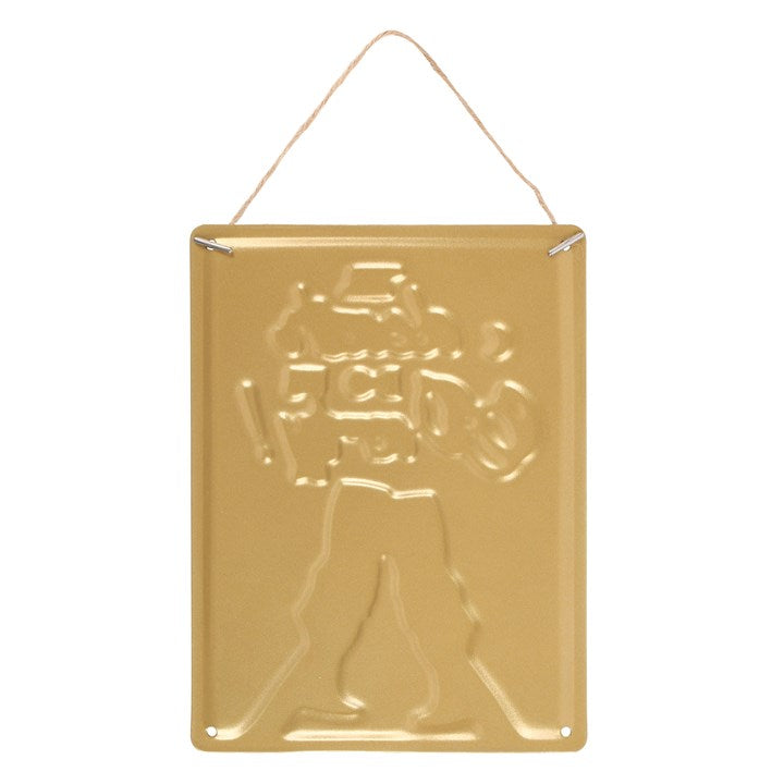 Til Death Do Us Party Champagne Hanging Metal Sign 🇬🇧