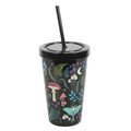 Dark Forest Print Plastic Tumbler with Straw 🇬🇧