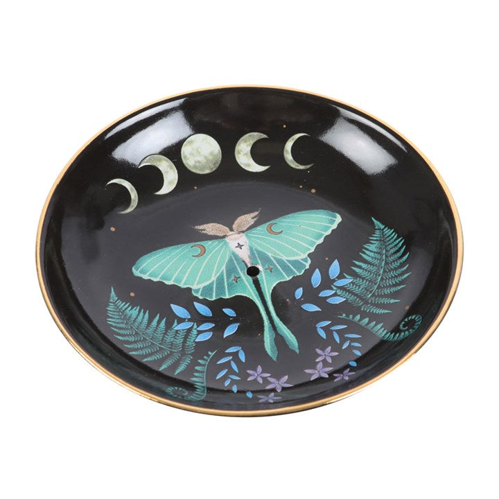 Luna Moth Ceramic Incense Plate 🇬🇧