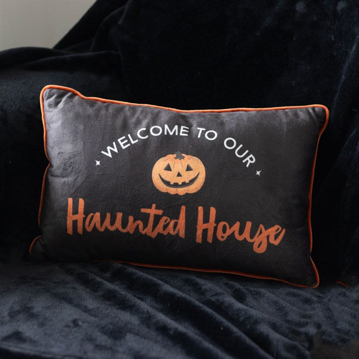 40cm Rectangular Haunted House Cushion 🇬🇧