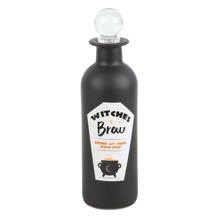 Decorative Witches Brew Glass Potion Bottle 🇬🇧