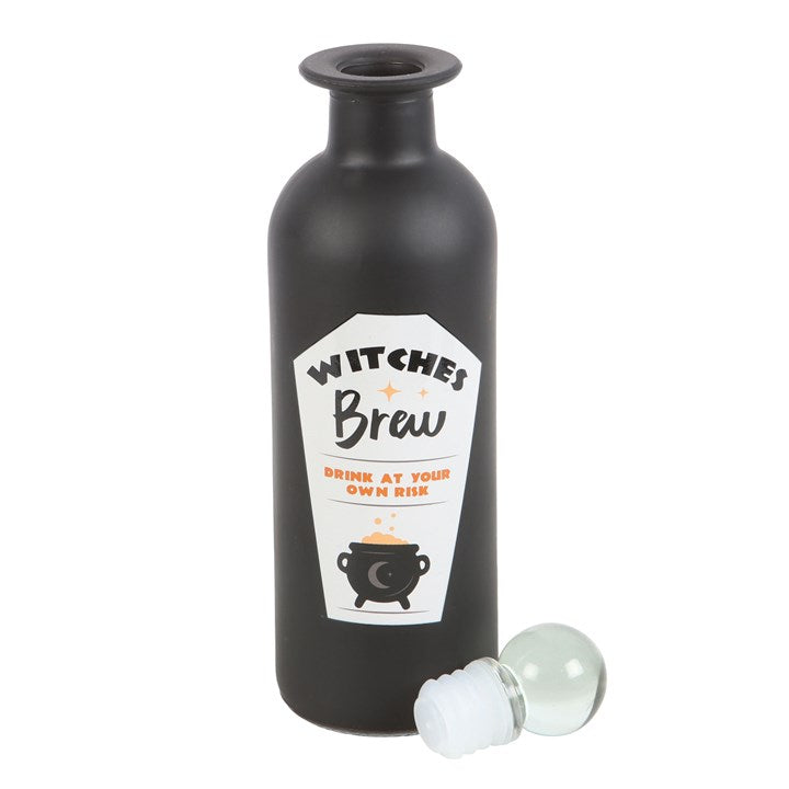Decorative Witches Brew Glass Potion Bottle 🇬🇧