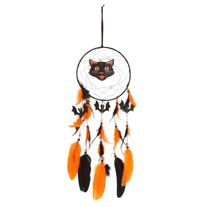Black Cat Halloween Dreamcatcher 🇬🇧
