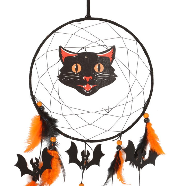 Black Cat Halloween Dreamcatcher 🇬🇧