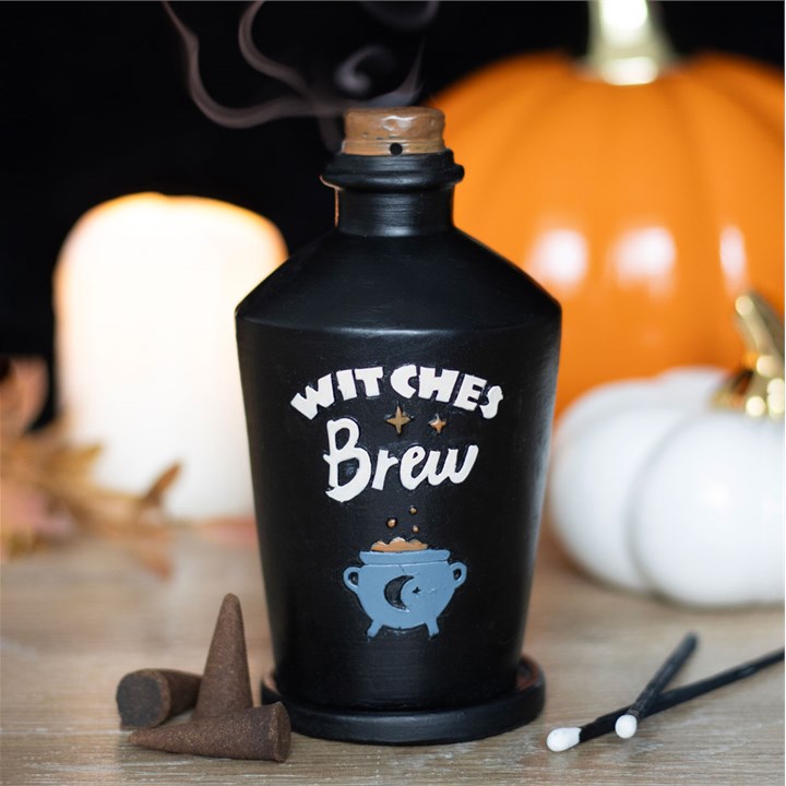Witches Brew Potion Bottle Incense Cone Burner 🇬🇧