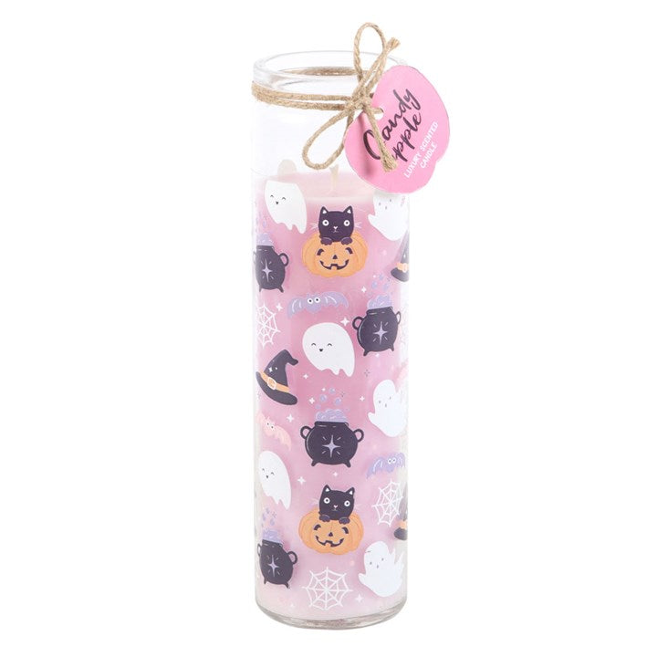 Pastel Halloween Candy Apple Tube Candle 🇬🇧