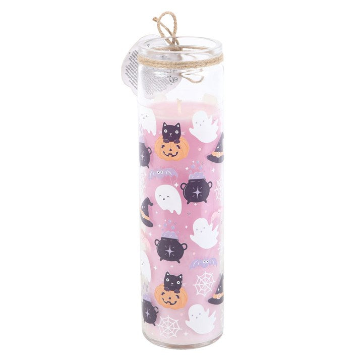 Pastel Halloween Candy Apple Tube Candle 🇬🇧