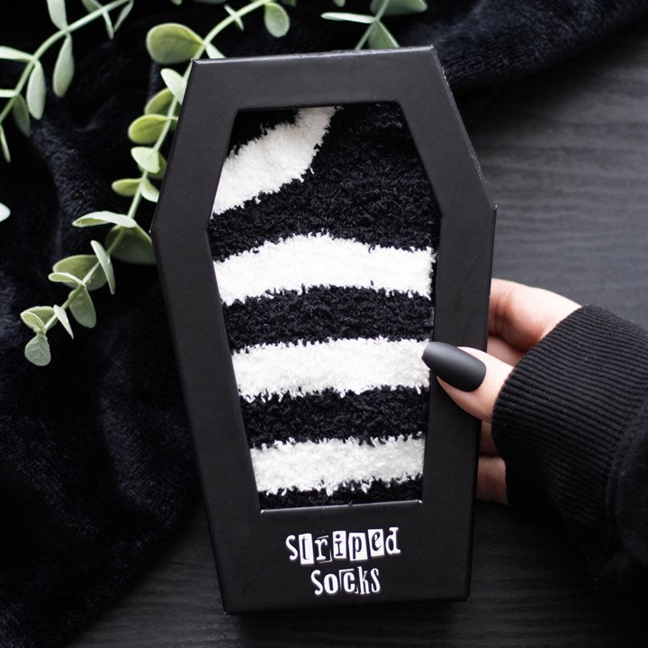 Striped Socks in Coffin Gift Box 🇬🇧
