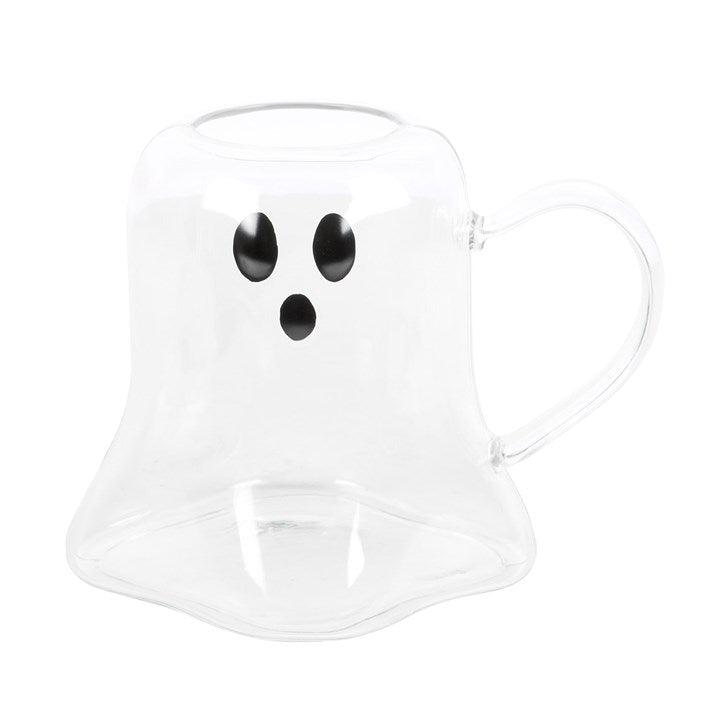 Ghost Shaped Glass Mug 🇬🇧