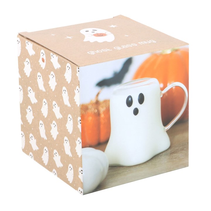 Ghost Shaped Glass Mug 🇬🇧