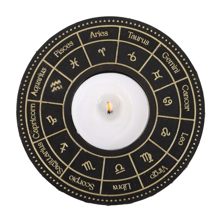 Astrology Wheel Tealight Candle Holder 🇬🇧