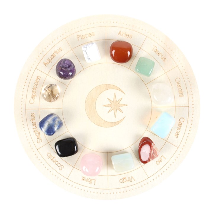 Astrology Wheel Crystal Grid Set 🇬🇧