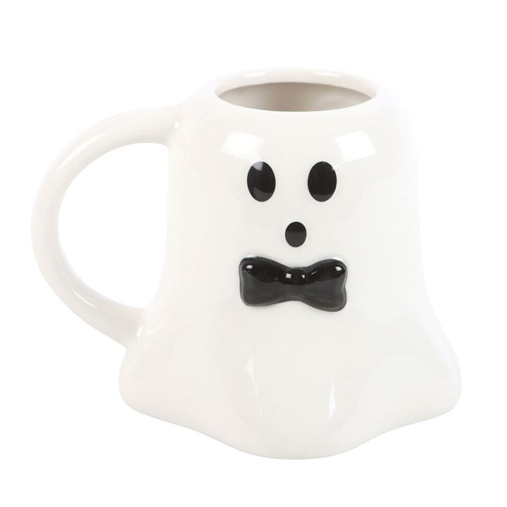 Mr Boo Ghost Shaped Mug with Bow Tie 🇬🇧