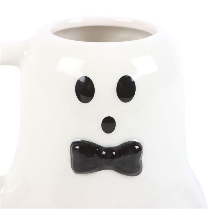 Mr Boo Ghost Shaped Mug with Bow Tie 🇬🇧