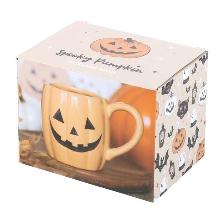 Jack-o'-Lantern Pumpkin Shaped Mug 🇬🇧