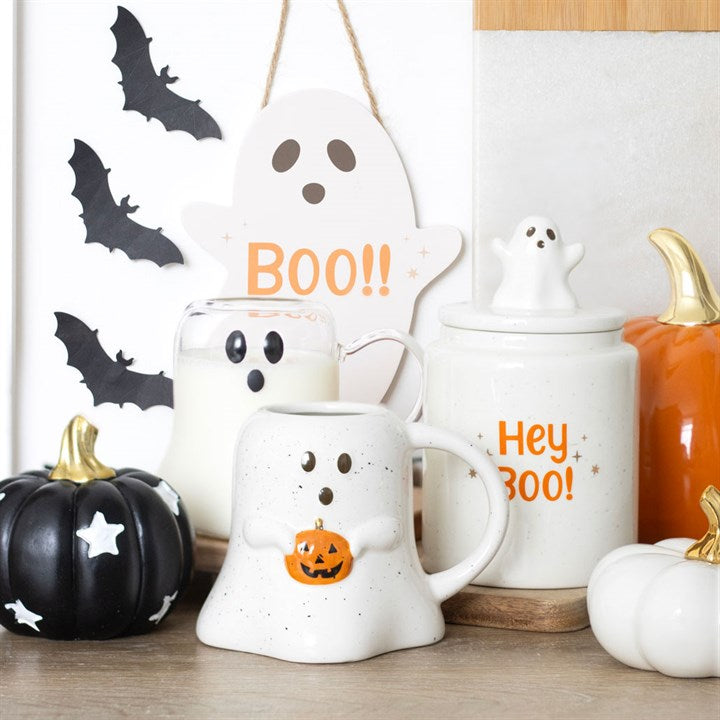 Hey Boo Ghost Storage Jar 🇬🇧