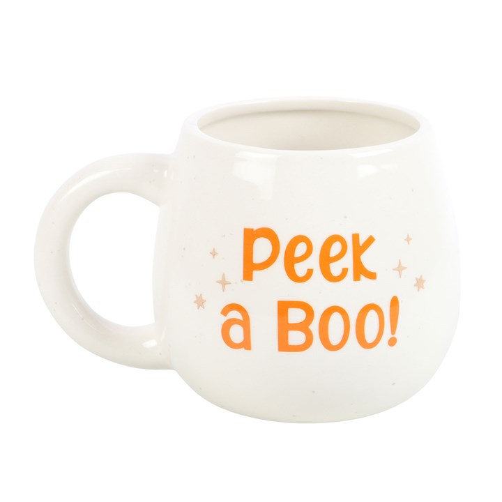 Peekaboo Ghost Rounded Mug 🇬🇧