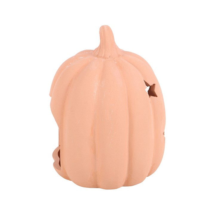 9cm Terracotta Pumpkin Tealight Holder 🇬🇧