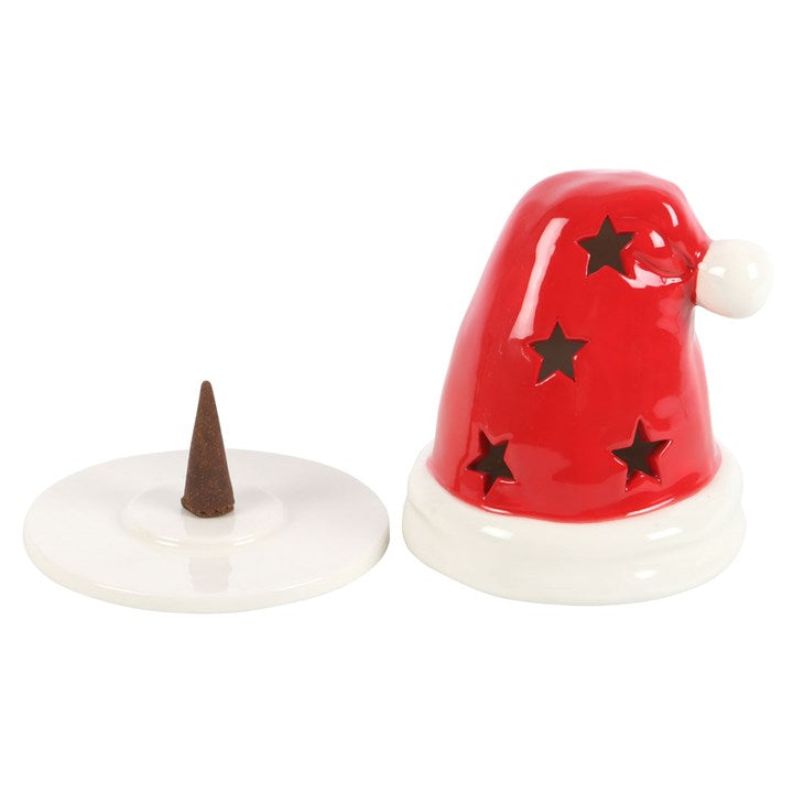 Santa Hat Incense Cone Burner and Tealight Holder 🇬🇧