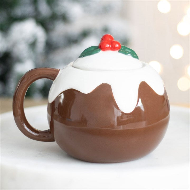 Christmas Pudding Shaped Mug 🇬🇧