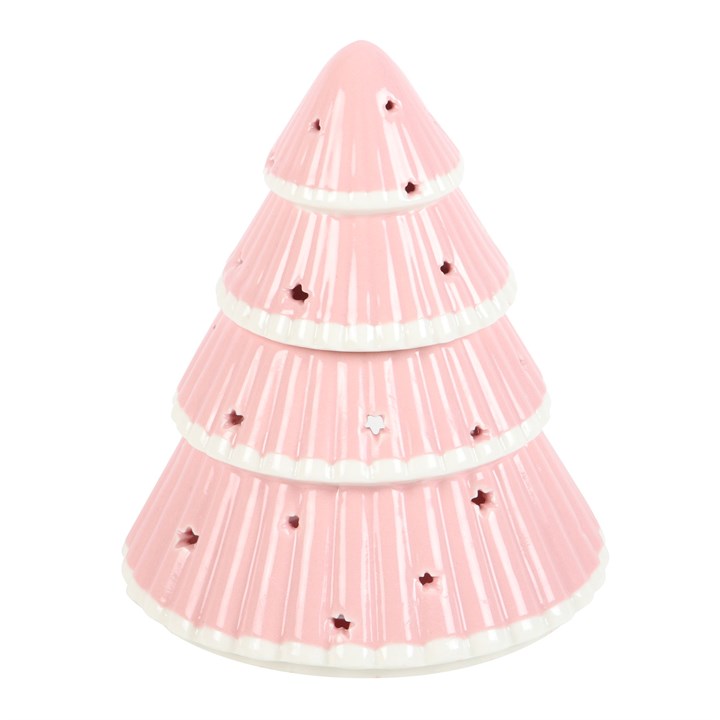 Pink Christmas Tree Oil Burner 🇬🇧