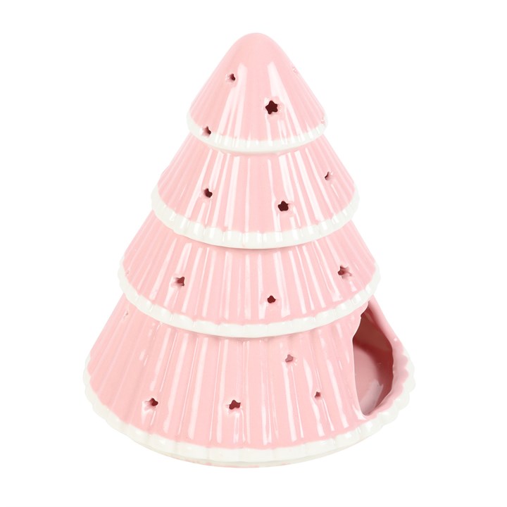 Pink Christmas Tree Oil Burner 🇬🇧