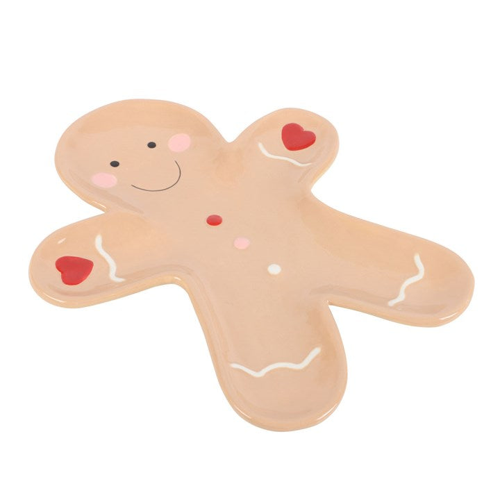 Gingerbread Man Ceramic Serving Plate 🇬🇧