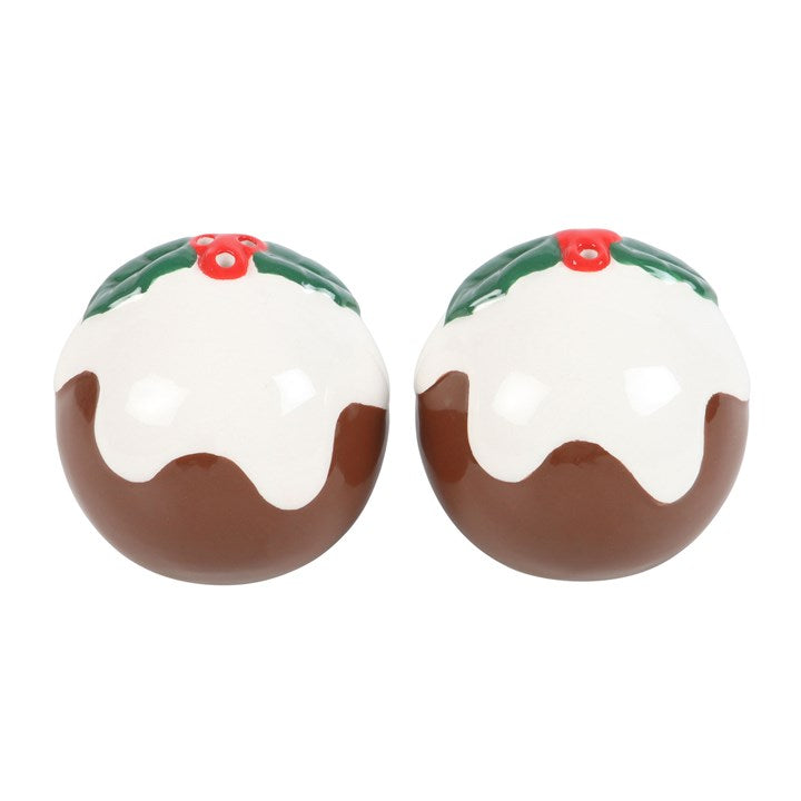 Christmas Pudding Salt and Pepper Shakers 🇬🇧