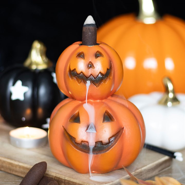 Stacked Pumpkins Backflow Incense Burner 🇬🇧