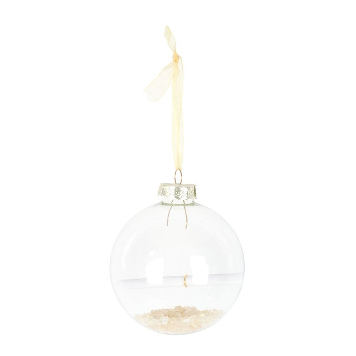 Citrine Manifestation Christmas Bauble Kit 🇬🇧