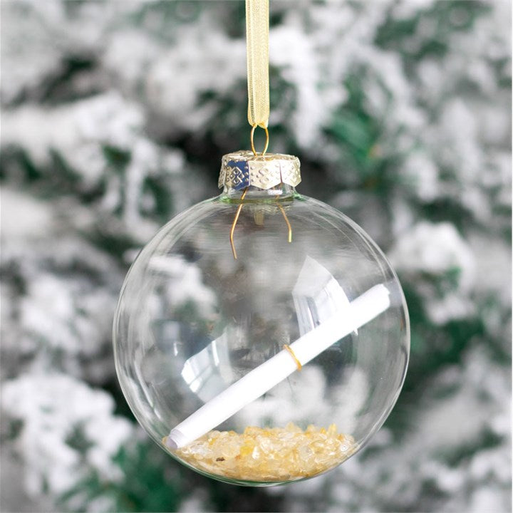 Citrine Manifestation Christmas Bauble Kit 🇬🇧