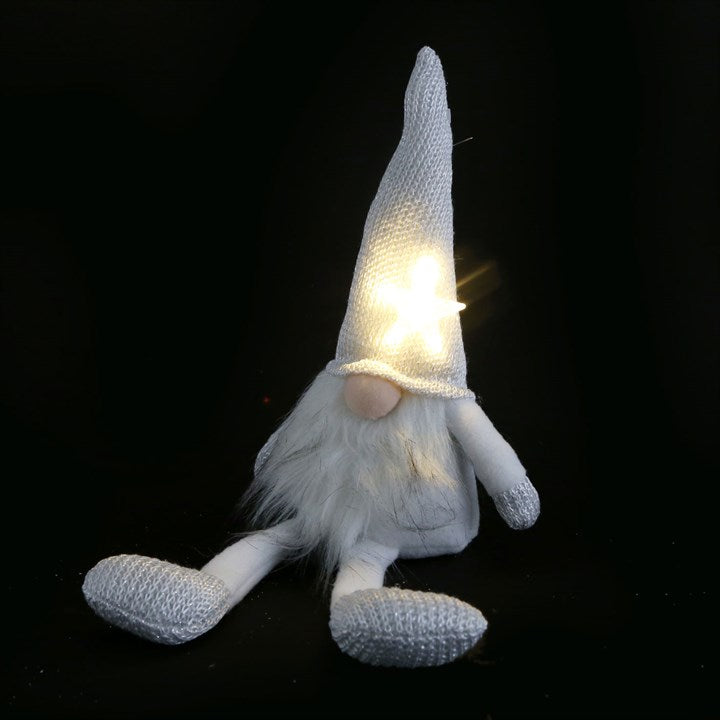 42cm Sitting Santa Gonk with LED Star 🇬🇧
