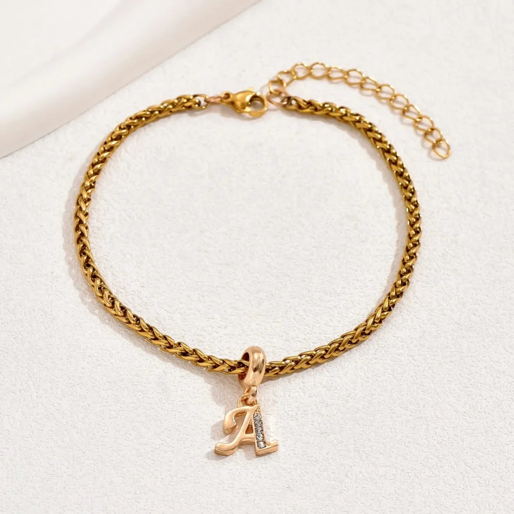 Initial Charm Bracelet – Gold & Silver 🇬🇧