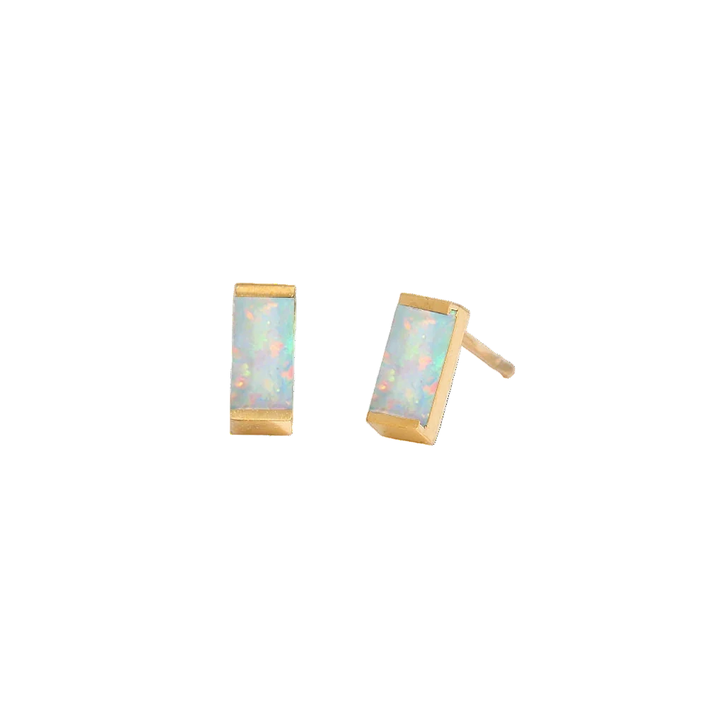Rectangle Birthstone Earrings 🇬🇧