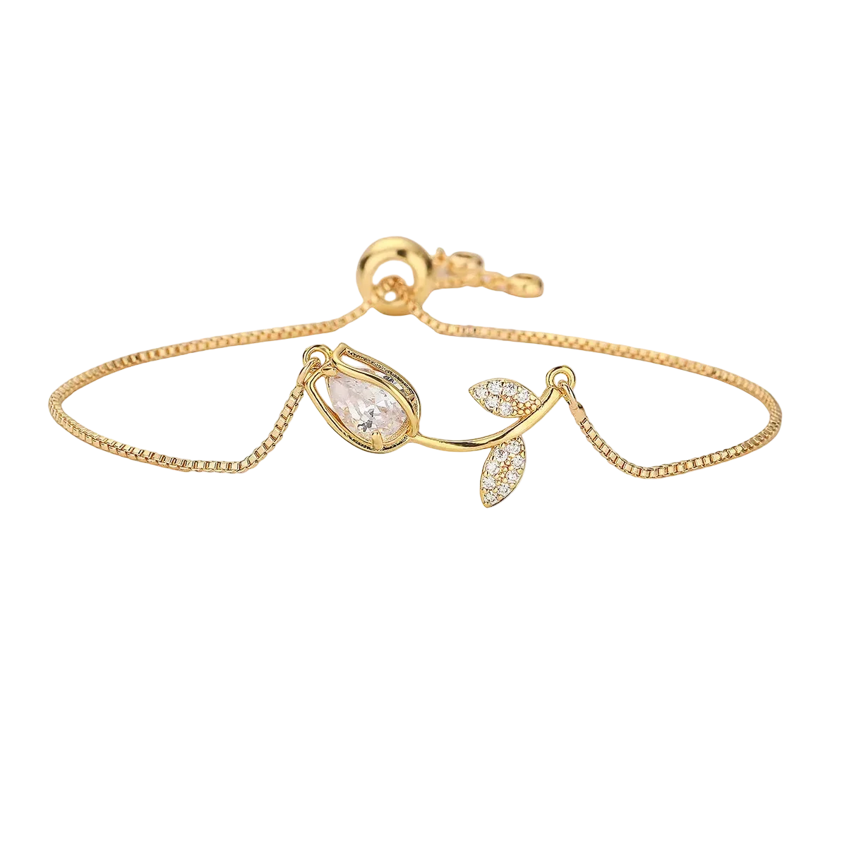 Cute Tulip Bracelet - Pink & White 🇬🇧