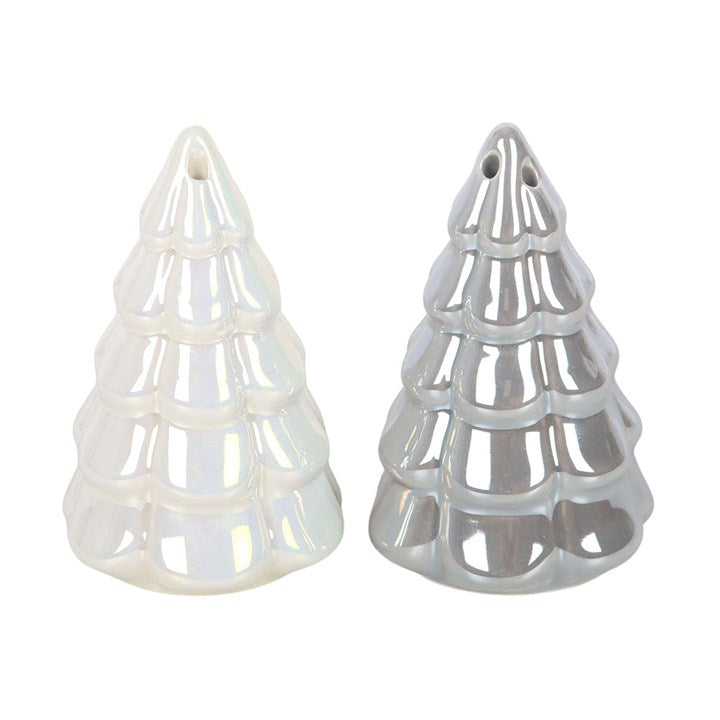 Iridescent Fir Tree Salt and Pepper Shakers 🇬🇧