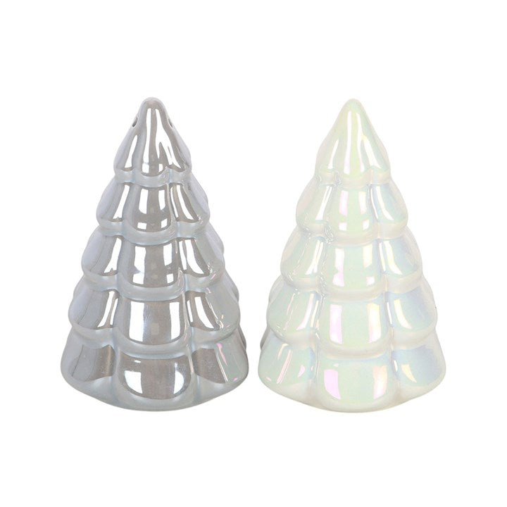 Iridescent Fir Tree Salt and Pepper Shakers 🇬🇧