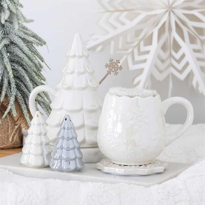 Iridescent Fir Tree Salt and Pepper Shakers 🇬🇧