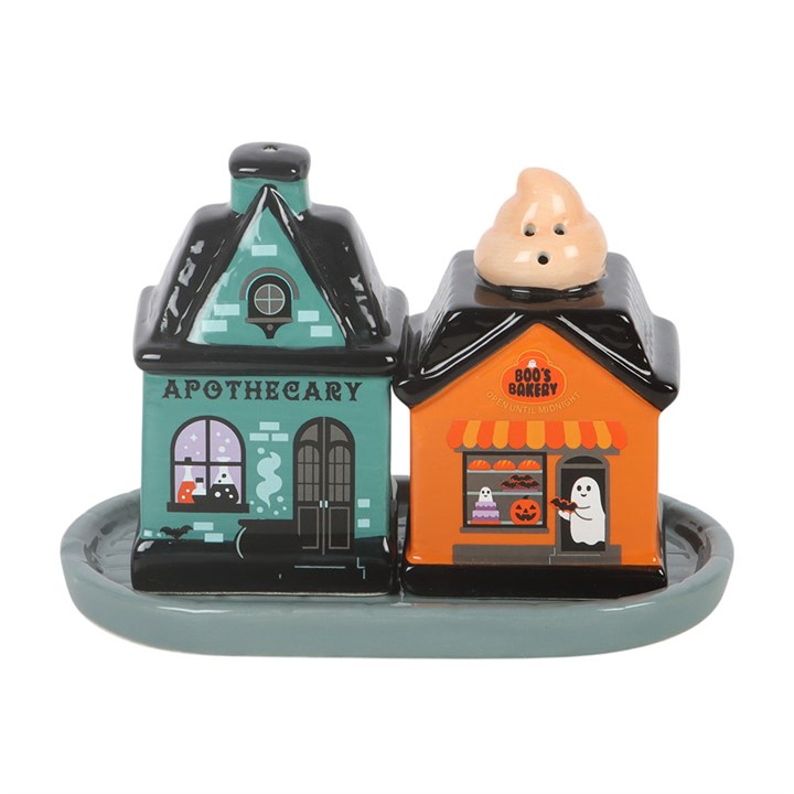 Spooky Street Salt and Pepper Shakers 🇬🇧