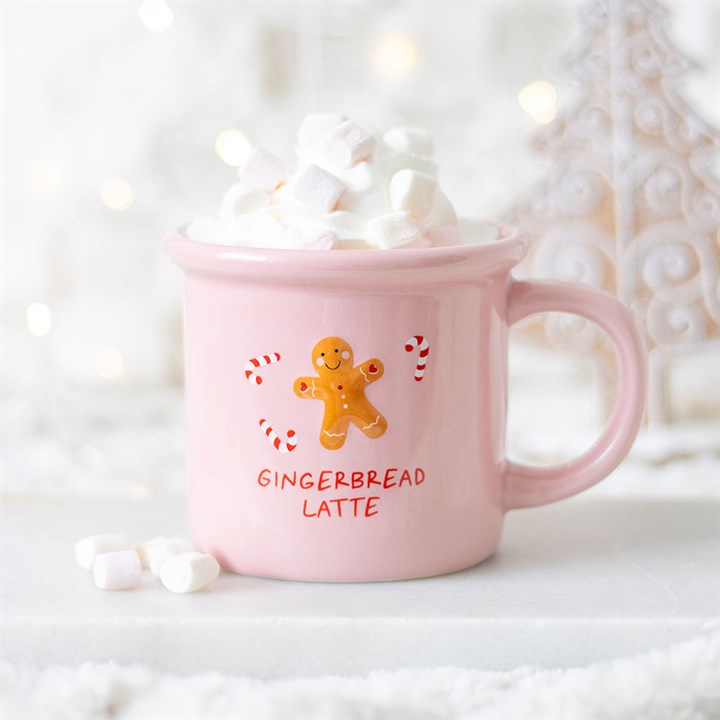 Pink Gingerbread Latte Mug 🇬🇧