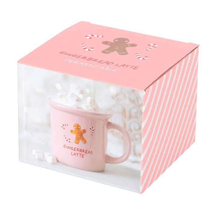 Pink Gingerbread Latte Mug 🇬🇧