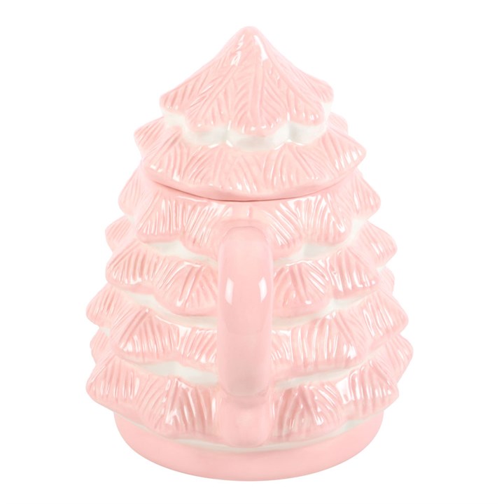 Pink Christmas Tree Shaped Mug 🇬🇧